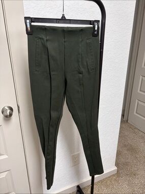 H&M Dark Olive Green Slim Trousers